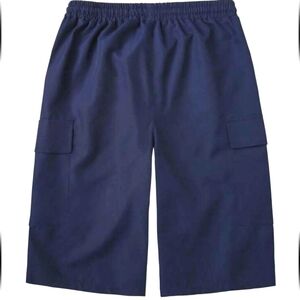Shein Baggy Manfinity EMRG Men's Drawstring Waist Cargo Long Shorts